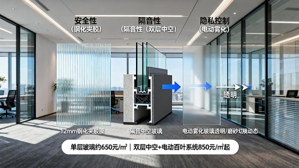 辦公室隔斷墻的設計——打造從功能分區到空間裝修美學